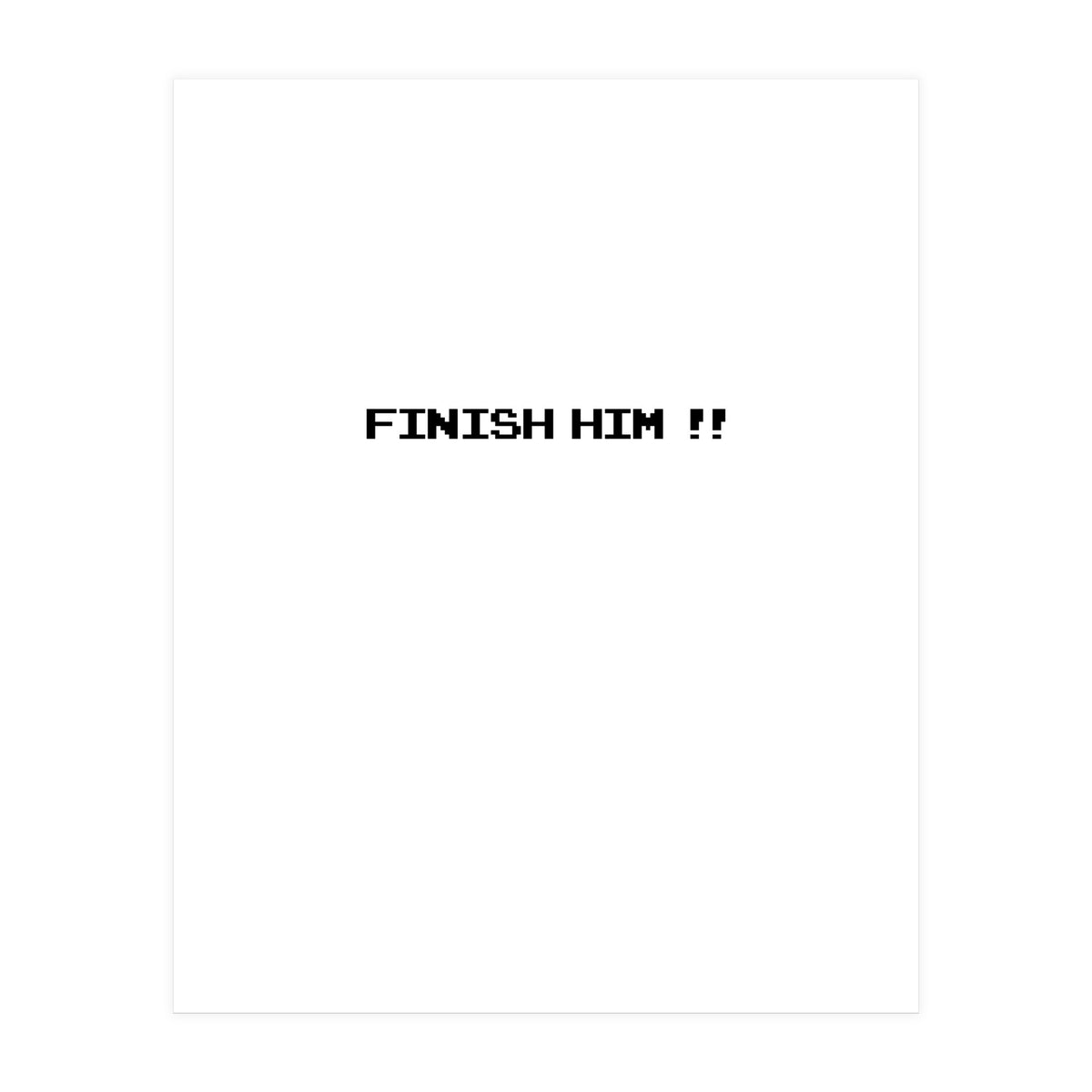 FINISH (Print Only)