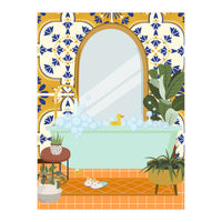 Moroccan Style Bathroom (Print Only)