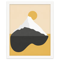 Abstract Mountain - Golden Desert