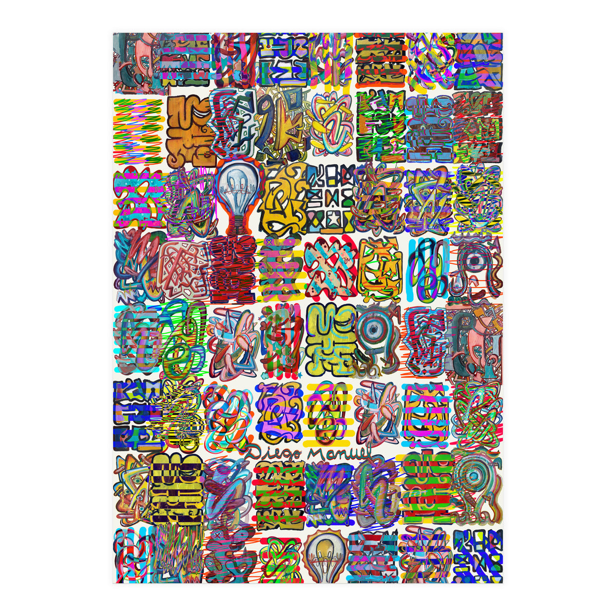 Graffitis 2021 Tapiz 110 (Print Only)