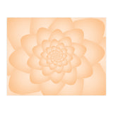 Pastel Colors Flower Pattern Set Orange (Print Only) thumbnail