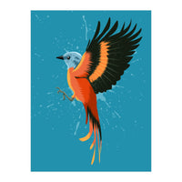 Tropical flying bird (Print Only)