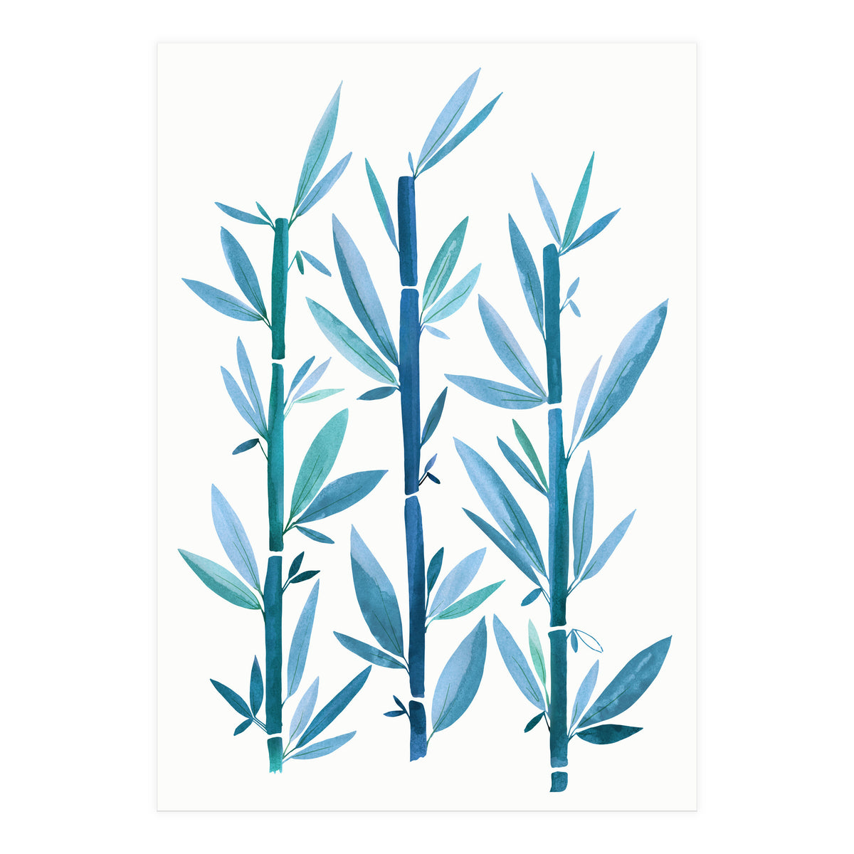 Blue Bamboo (Print Only)