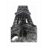 Arriving To The Eiffel (Print Only)