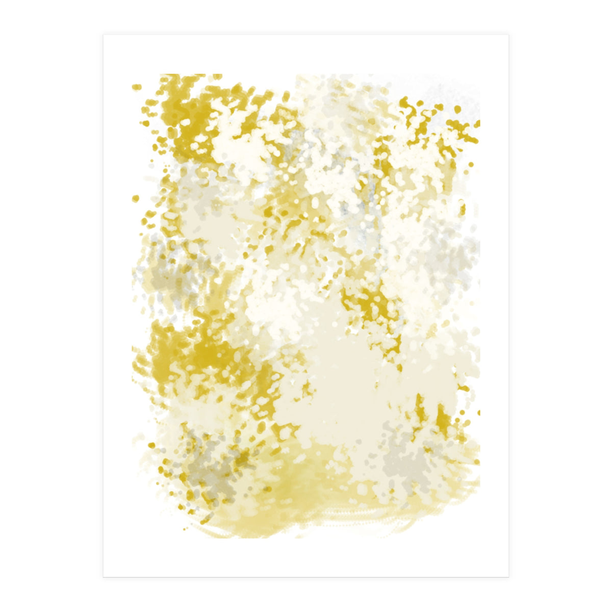 Abstract Yellow (Print Only)