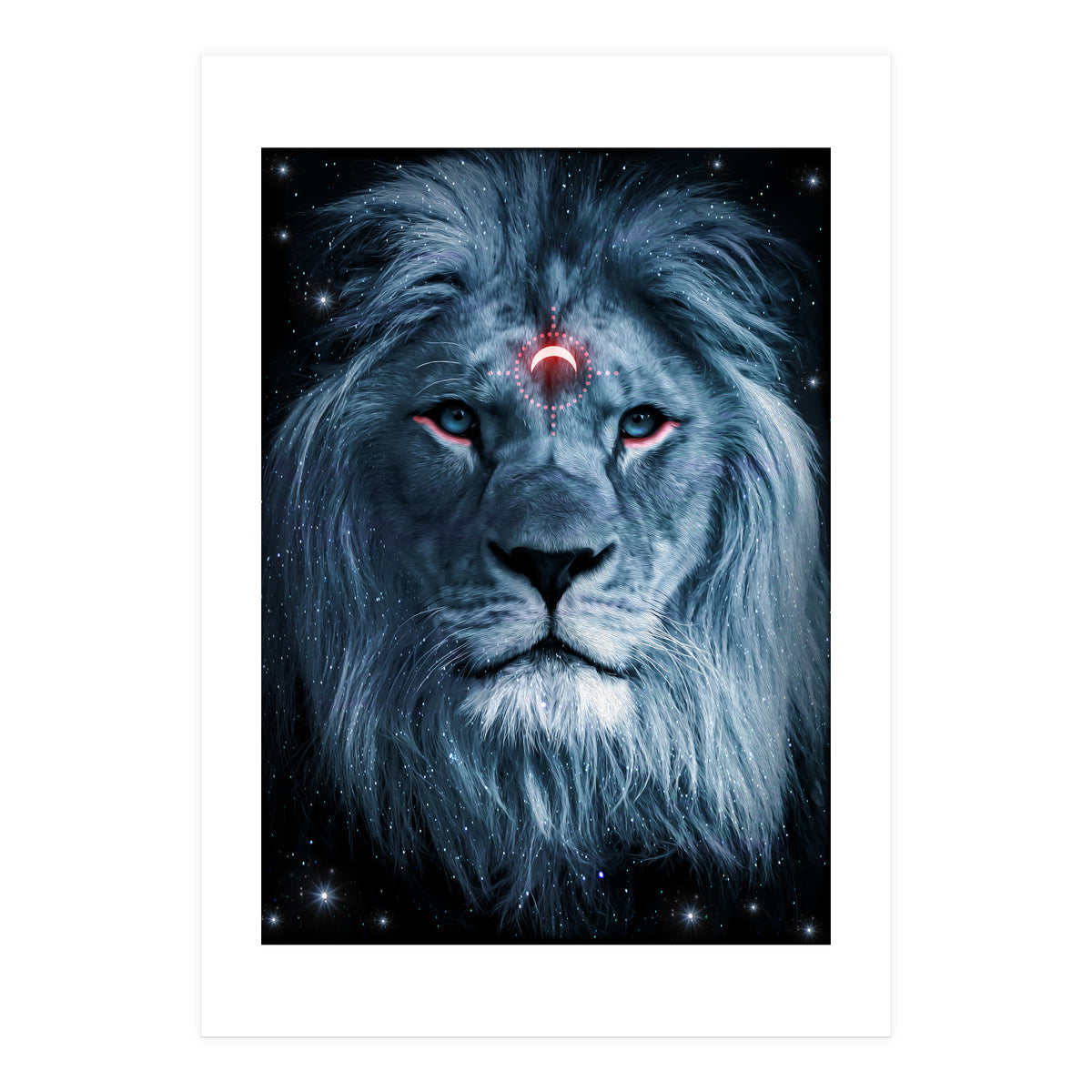 Lion Darkness (Print Only)