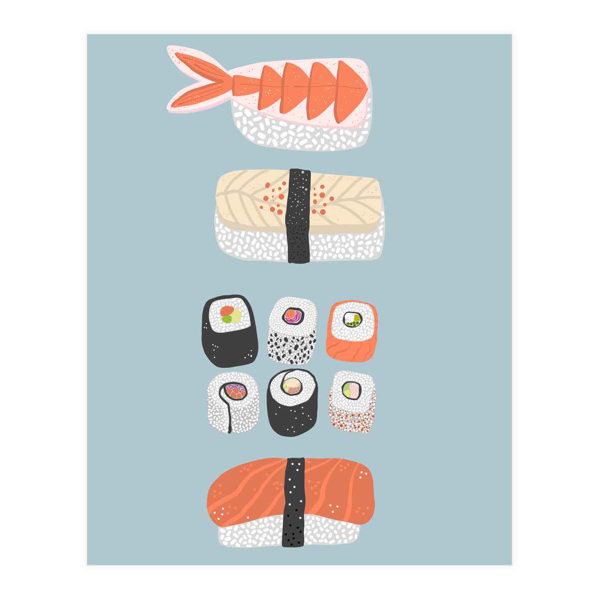 Sushi Roll Maki Nagiri (Print Only)