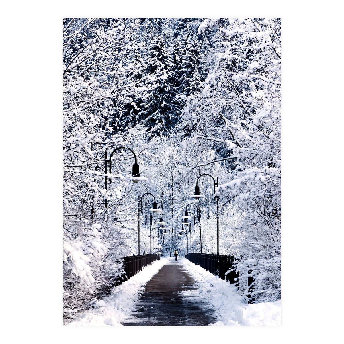 Snowy Bridge (Print Only)