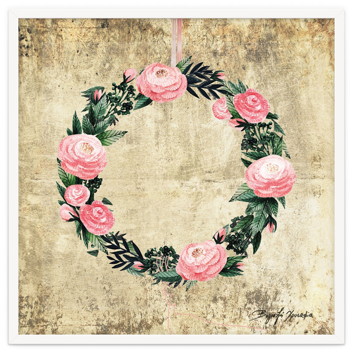 Wreath #Rose Flowers #Royal collection