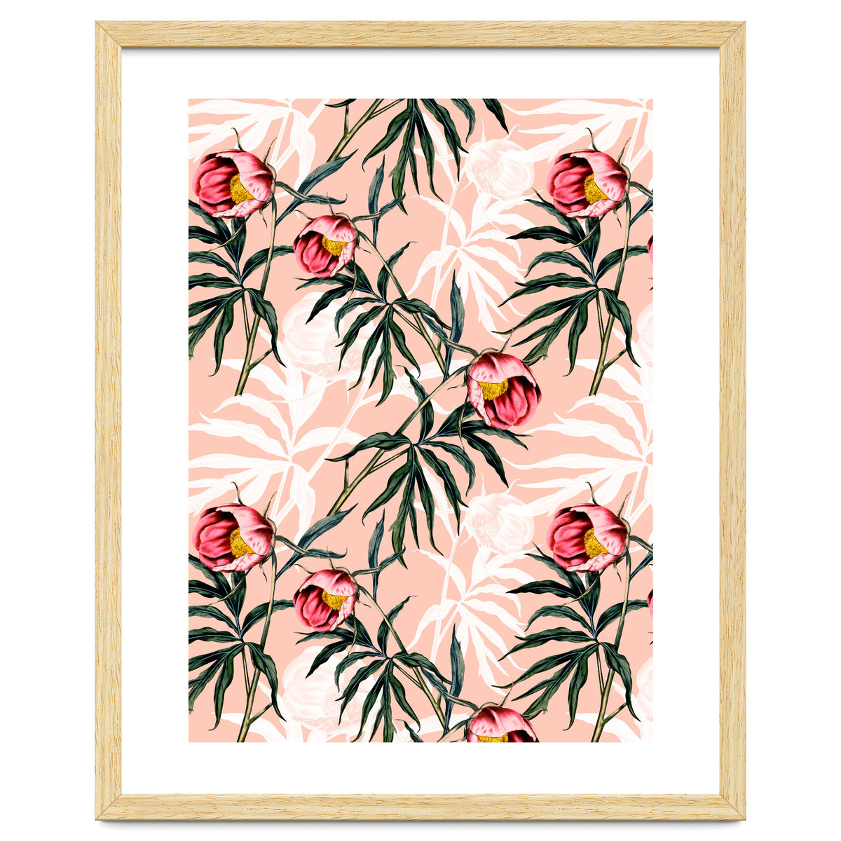 Flowery blooming pink