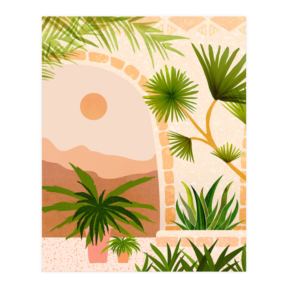 Southwest Summer Scene (Print Only)