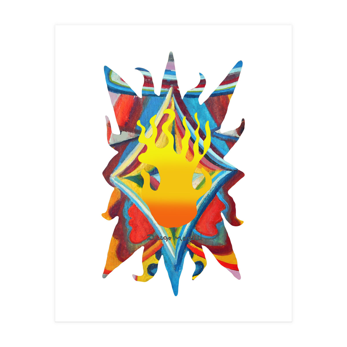 Fuego 13 Copia (Print Only)