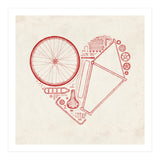 Love Bike Red (Print Only) thumbnail