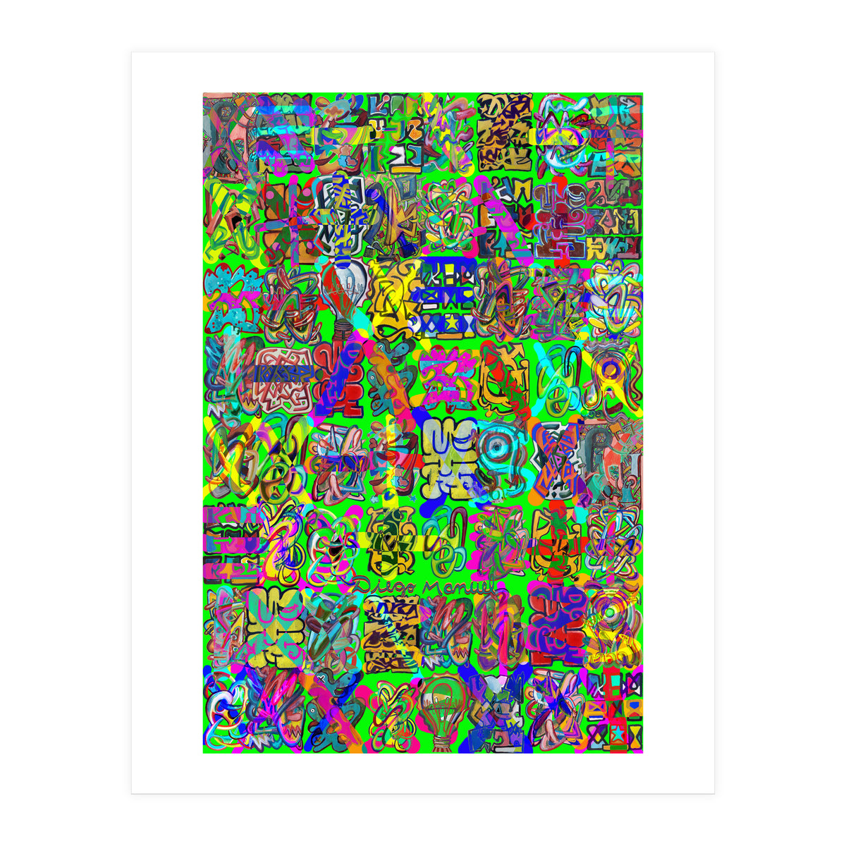 Graffitis 2021 Tapiz 107 (Print Only)