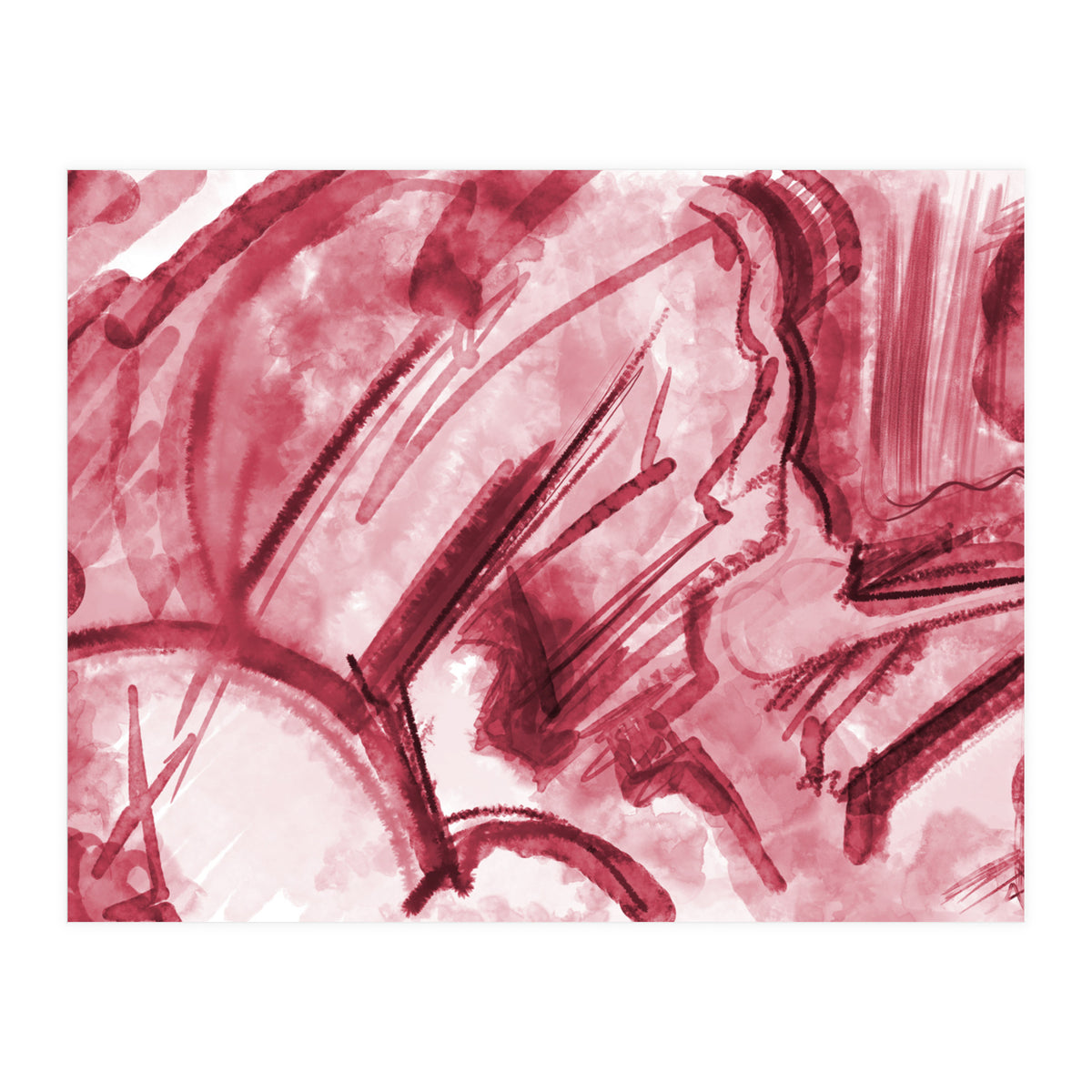 Vermelho E Belo (Print Only)