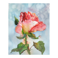 Beautiful Rose Watercolor (Print Only)