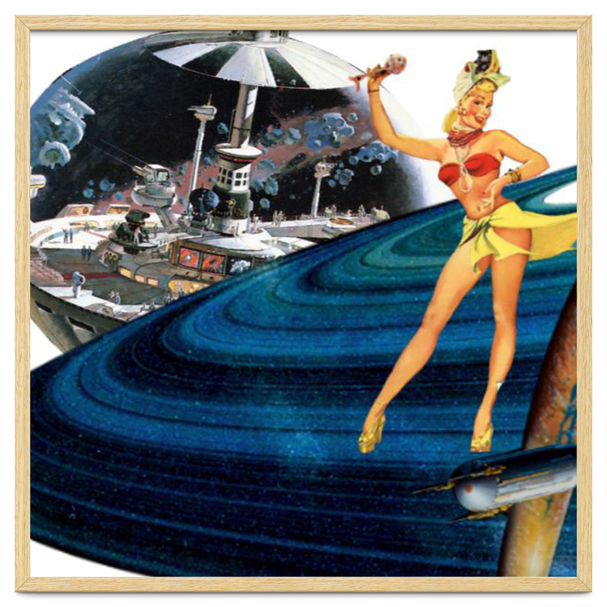 Dancer on Saturn Rings
