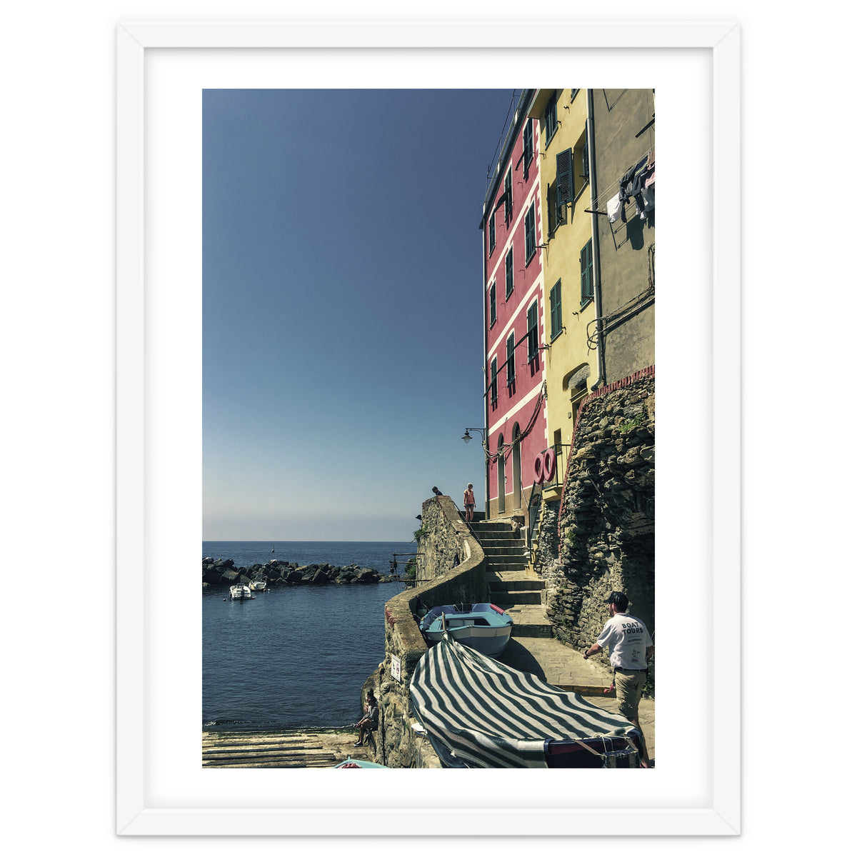 Cinque Terre Houses And Sea