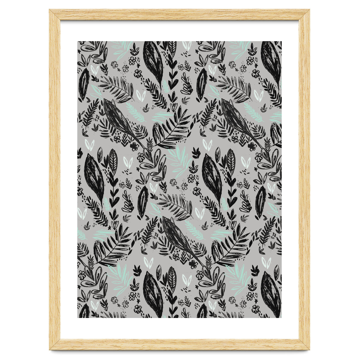 Inky Jungle Pattern