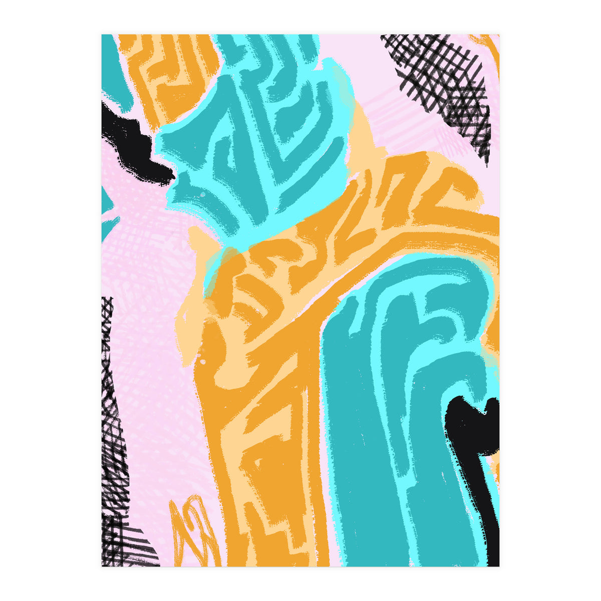 Yellow folks (Print Only)