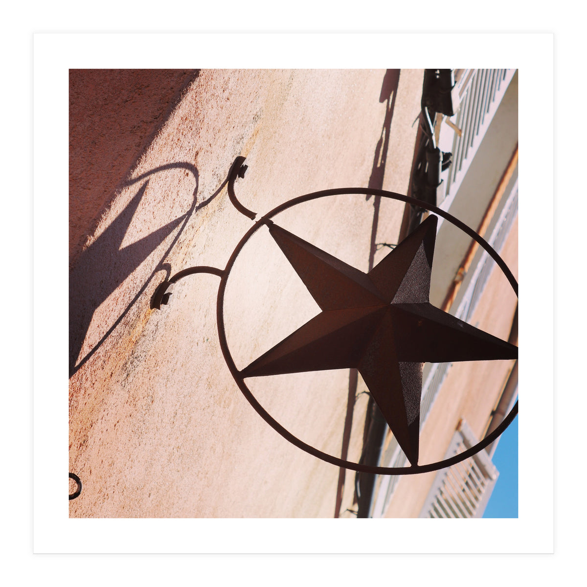 Rusty metal star (Print Only)