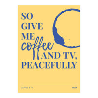 Blur - Coffee & Tv (Print Only)
