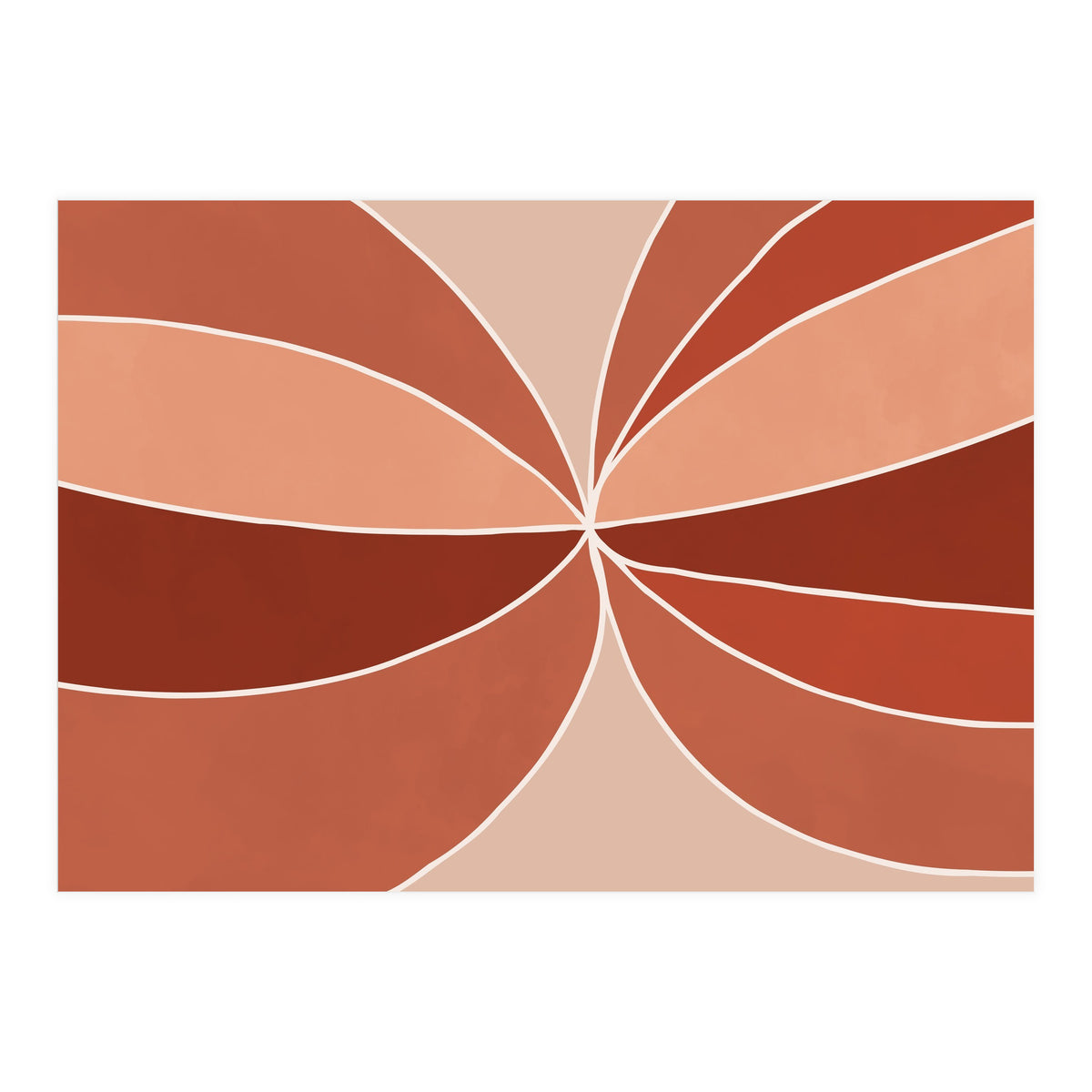 Boho Earth Tones Lines (Print Only)