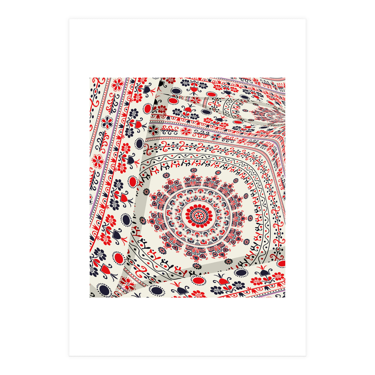 Romanian embroidery background 32 (Print Only)