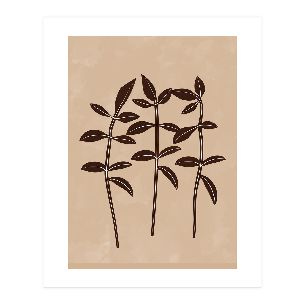 Boho Botanical Leaves (Print Only)