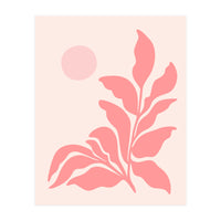 Mid Century Pink Garden (Print Only)