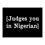 Judges You In Nigerian (Print Only) thumbnail