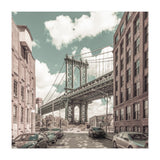 NEW YORK CITY Manhattan Bridge | urban vintage style (Print Only) thumbnail