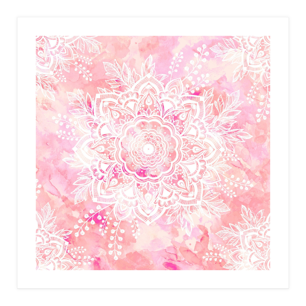 Queen Starring of Mandalas-Rose (Print Only)
