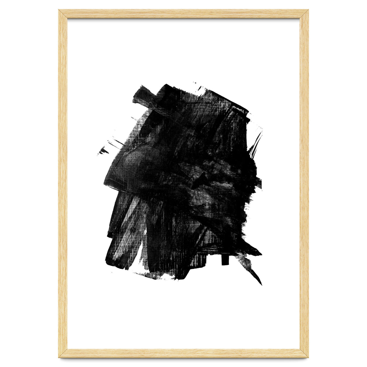 Minimalist Textured Brushstroke Art #3