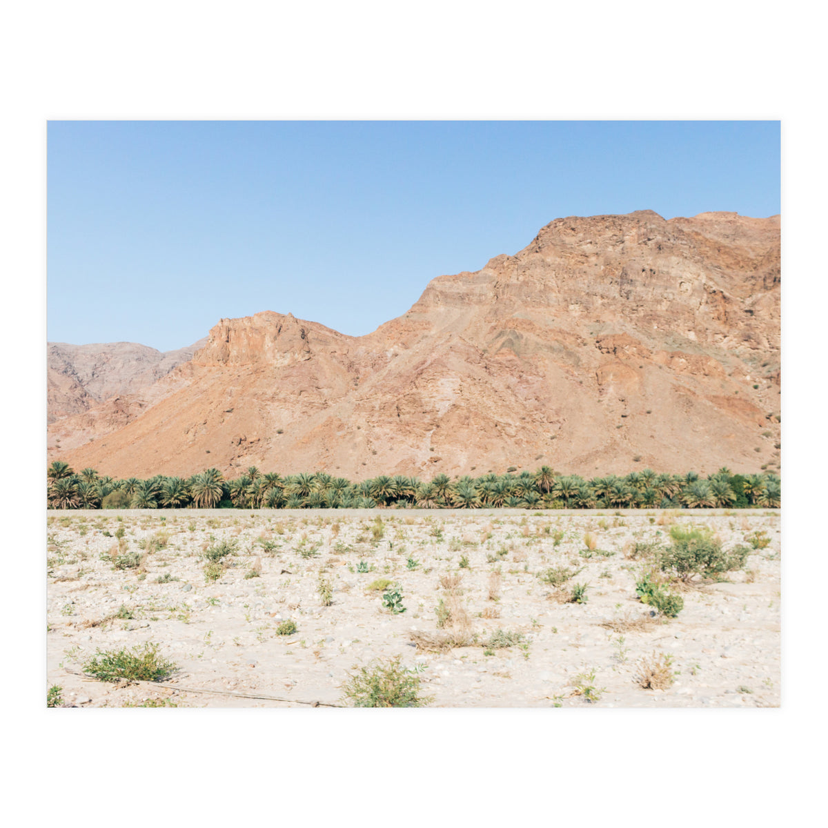 Middle East Desert Road (Print Only)