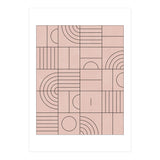 My Favorite Geometric Patterns No.20 - Pale Pink (Print Only) thumbnail