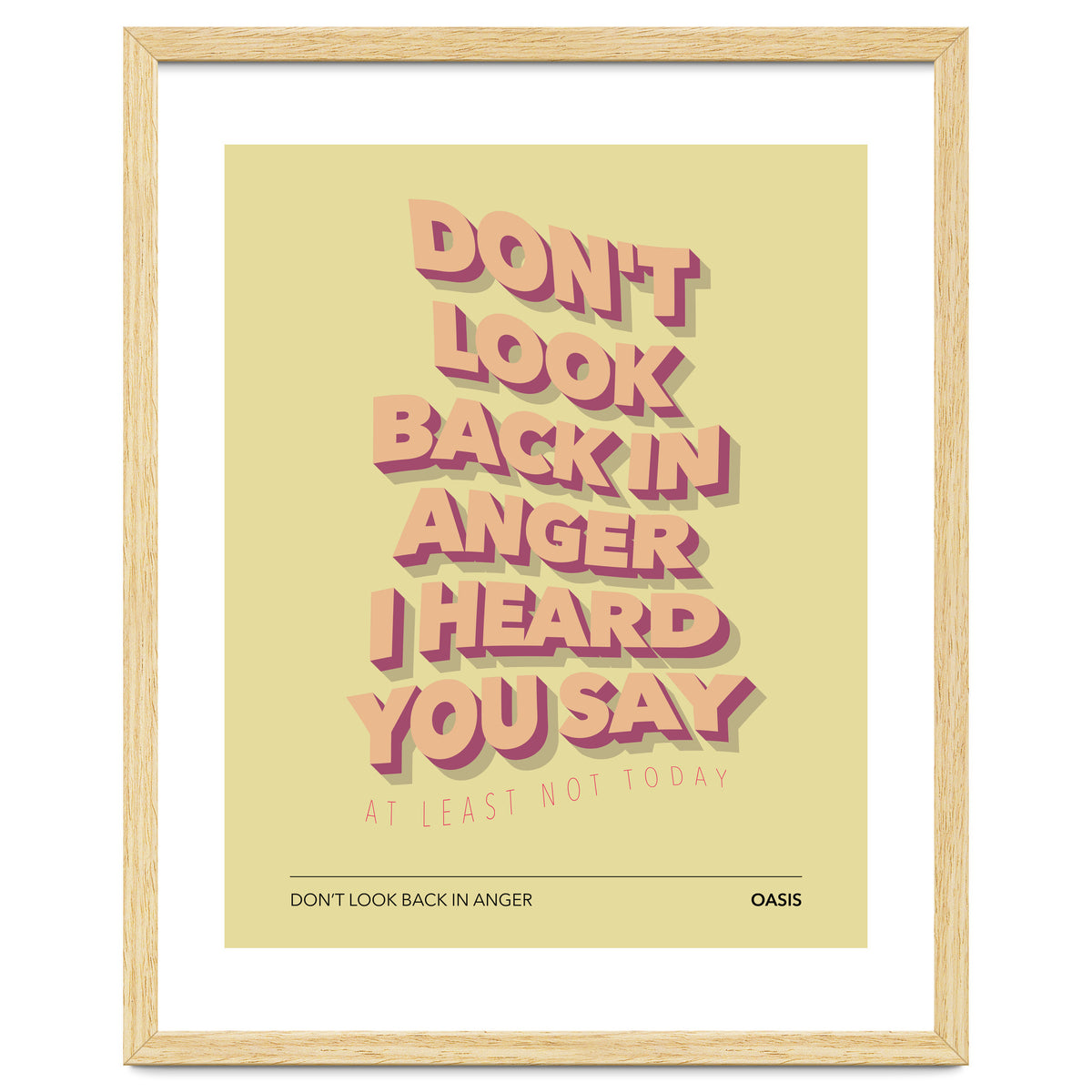 Oasis - Don't Look Back In Anger