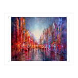 Stadt Am Fluss  - city on the riverside (Print Only) thumbnail