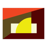 Geometric Shapes No. 9 - yellow, orange & brown (Print Only) thumbnail