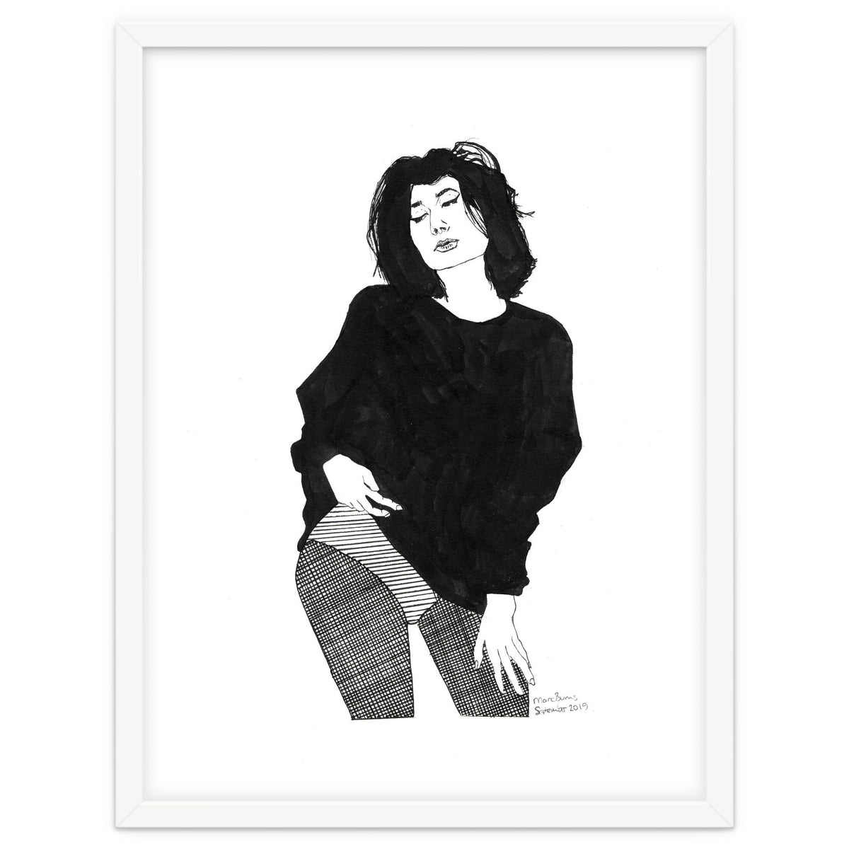 Untitled #44 - Woman in black