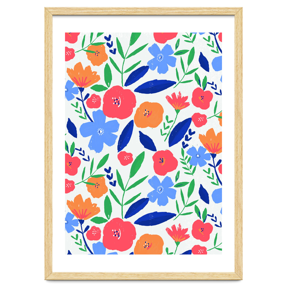 Bold Floral All Over Pattern