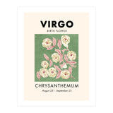 Virgo Birth Flower Chrysanthemum (Print Only) thumbnail
