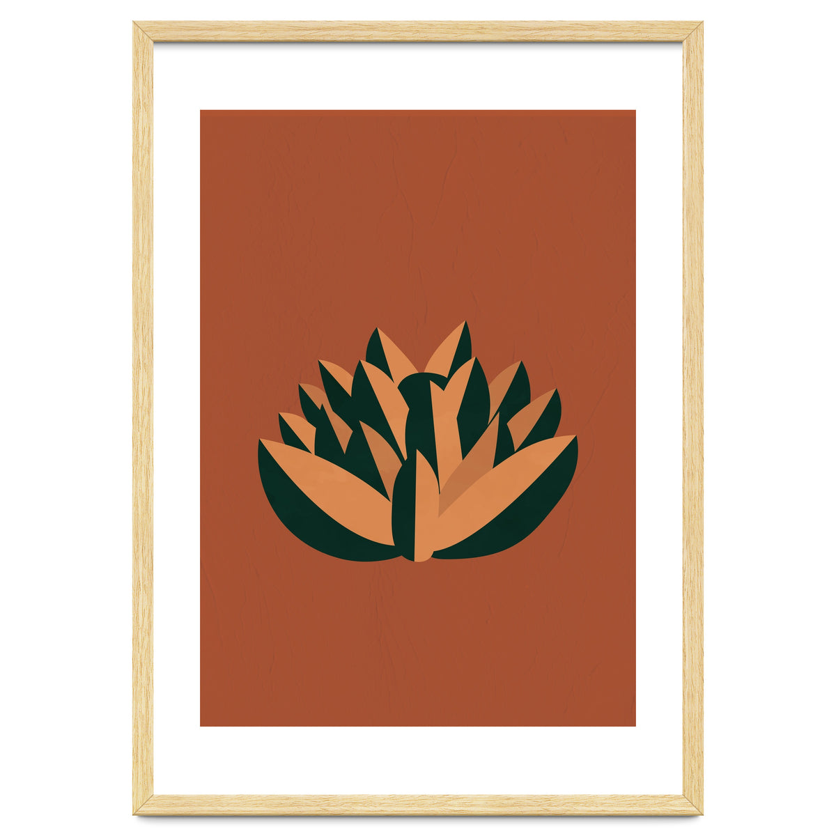 Bohemian Terracotta Flower