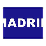 Let`s go to Madrid, Spain! Blue road sign (Print Only) thumbnail