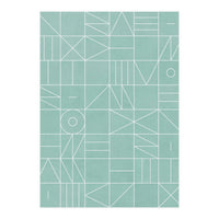 My Favorite Geometric Patterns No.7 - Light Blue (Print Only)