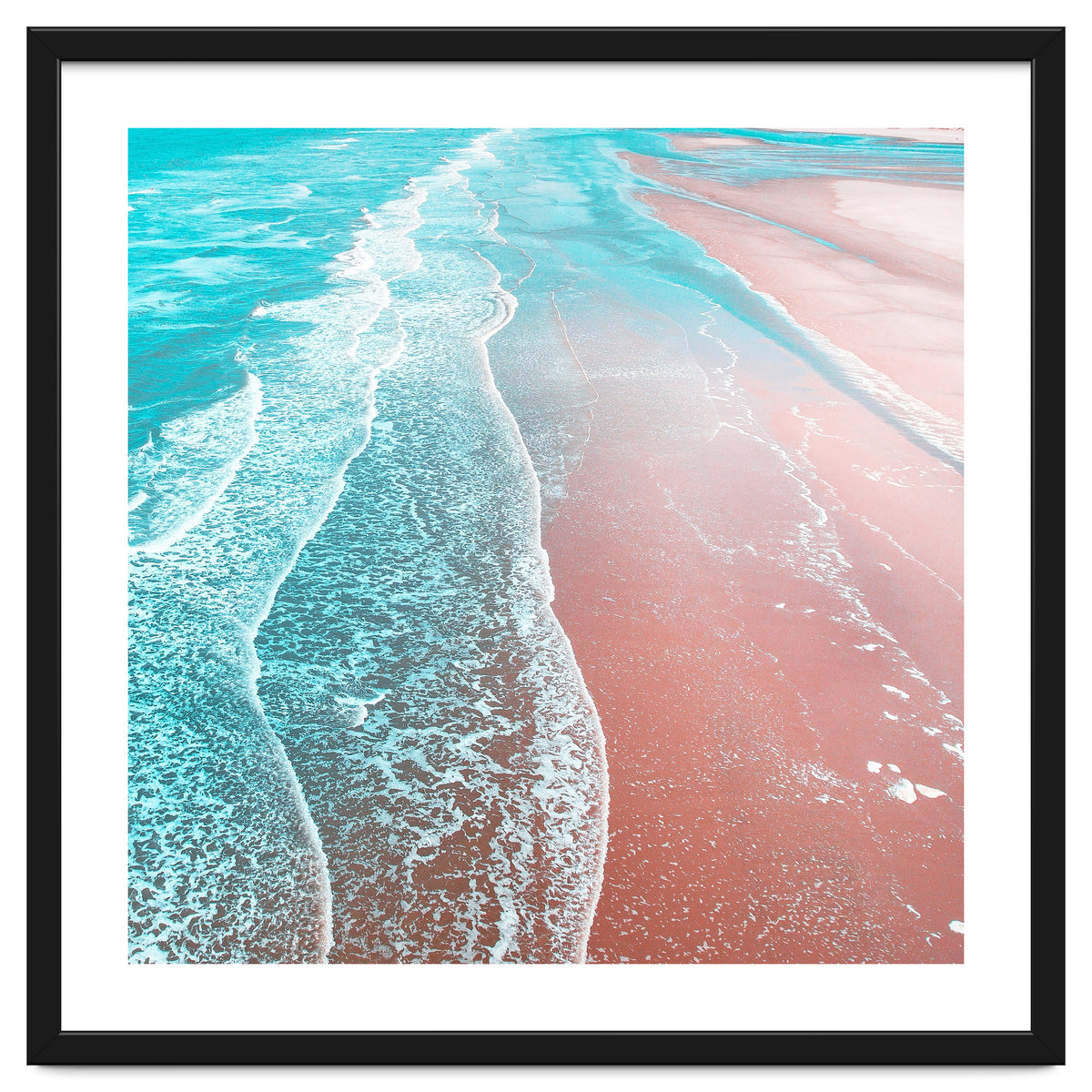 Sea Blue And Rose Gold