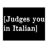 Judges You In Italian (Print Only) thumbnail