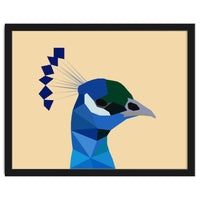 Peacock Low Poly Art