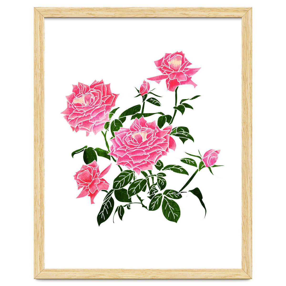 Rose V2 Art Print