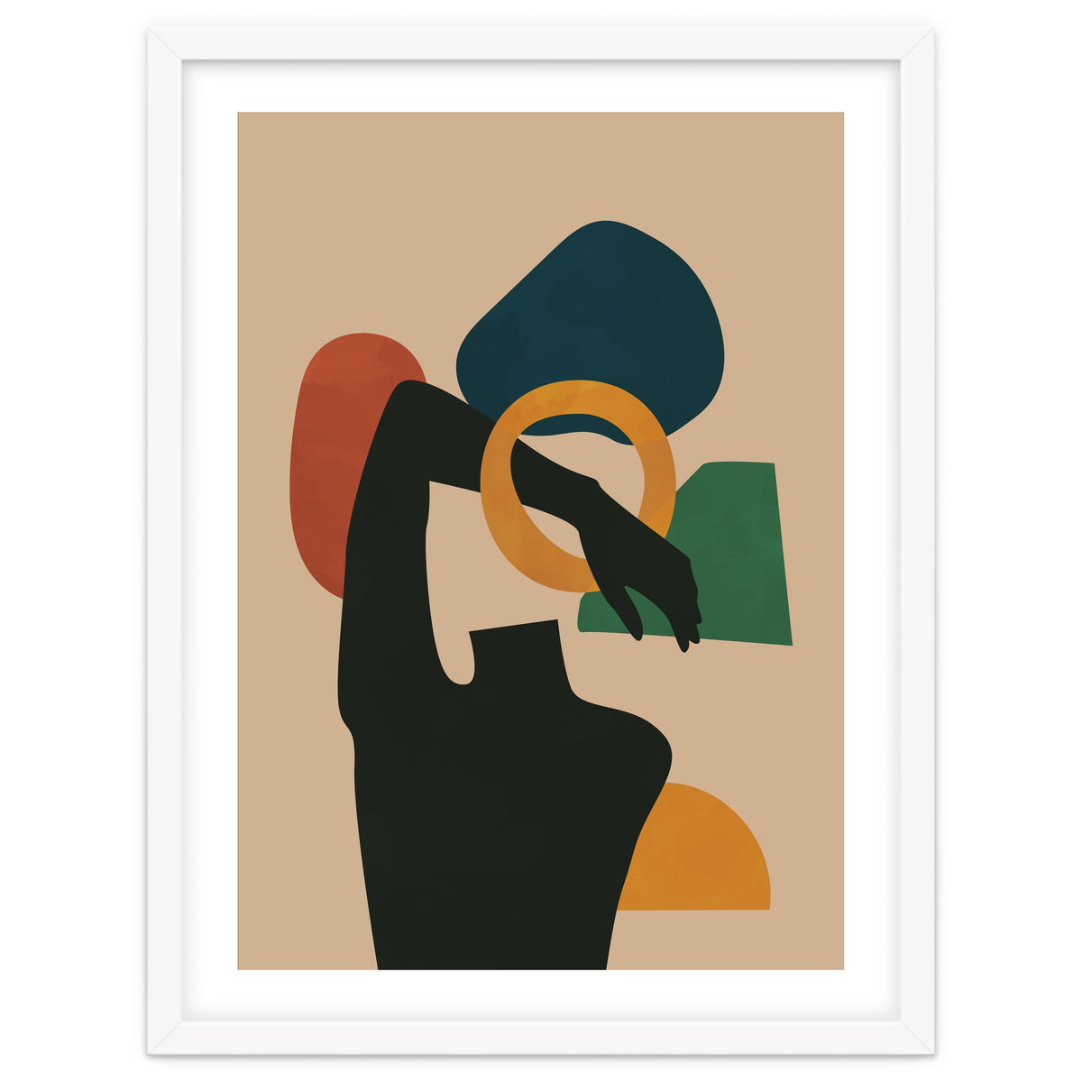 Abstract Body Mind Modern Mid Century